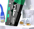 LAOA Network Crimping Tool Ethernet Cable Crimper Pliers for RJ45 RJ11 Connector Professional Wire Stripper Cutter Crimper