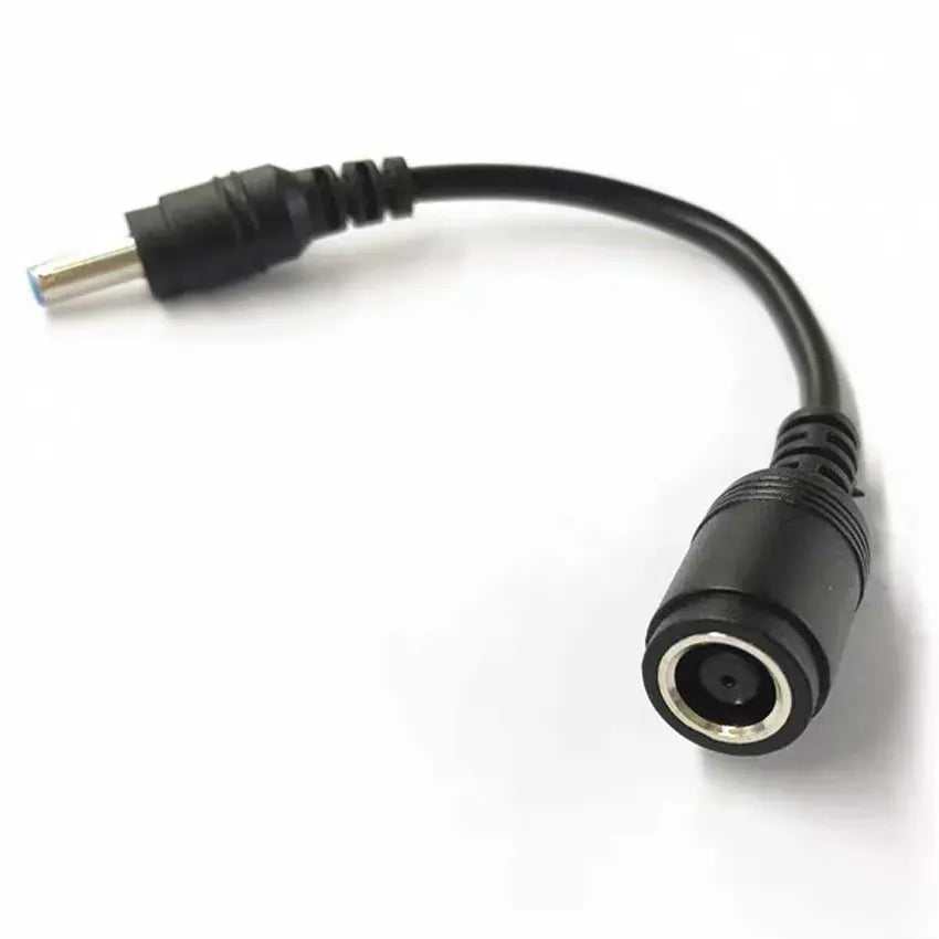 Female 7.4mm X 5.0mm to 4.5mm X 3.0mm Male Charger Adapter Power Connector Converter Cable DC Jack for Dell Hp