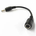 Female 7.4mm X 5.0mm to 4.5mm X 3.0mm Male Charger Adapter Power Connector Converter Cable DC Jack for Dell Hp