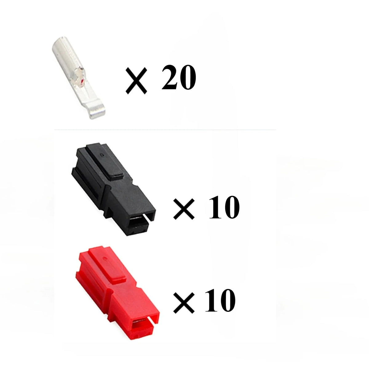 Electric Equipments15A/30A/45A Amp Plug 600V for Anderson Powerpole Connector with Rubber Dust Cover Sleeves Terminal Waterproof
