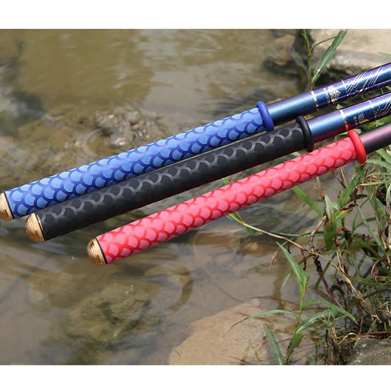 1m/pcs Anti-slip Fishing Rod Heat Shrink Tube Wrap ID15/18/20/22/25/28/30/35/40/45mm Non Skid Bicycle Handle Bar Grip Cover Case