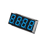 4 Bits Digital LED Display Module DIY Clock Electronic Kits 7 Segment 0.56 inch Time Clock Indicator with HT16K33 Driver Board