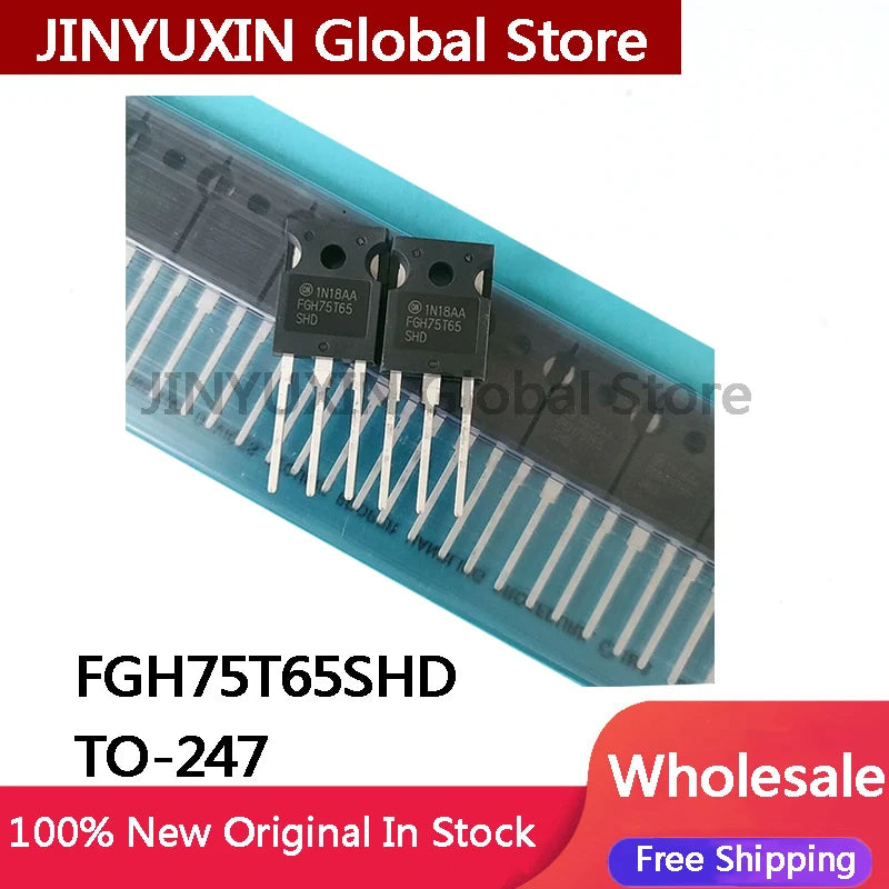 5PCS-10PCS FGH75T65 FGH75T65SHD IGBT 75A 650V Best Quality Stock