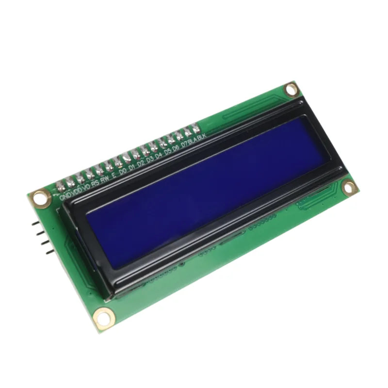 LCD1602+I2C Module Blue / Yellow Green Screen 16x2 Character LCD Display PCF8574T PCF8574 IIC I2C Interface 5V for Arduino