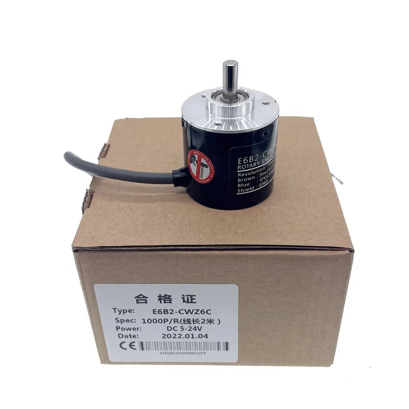 E6B2CWZ6C Rotary Encoder E6B2-CWZ6C 10 20 30 40 50 60 100 600 720 1024 1200P/R 5-24V DC NPN Output Rotary Switch With 2m Line