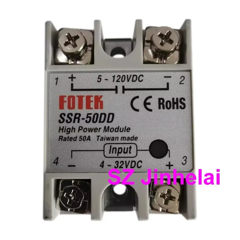 Authentic Original FOTEK Single phase Solid State Relays SSR-10AA 25AA 40AA 50AA 75AA 05DD 10DD 25DD 50DD 75DD -H
