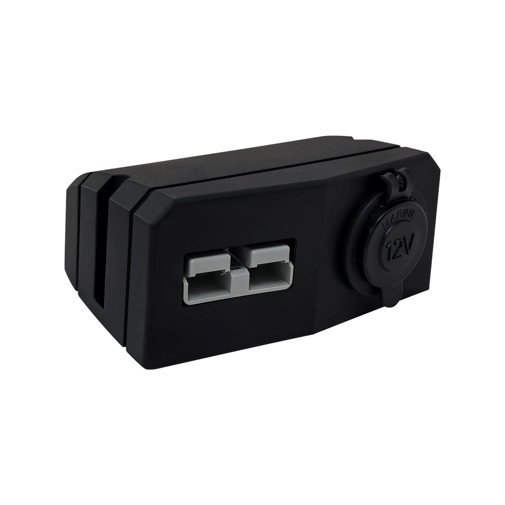 Power Plug for Dual Anderson Plug Flush Mount Panel 50A Battery Power Connector Golf Cart Forklifts Caravans Charging Tool Kit
