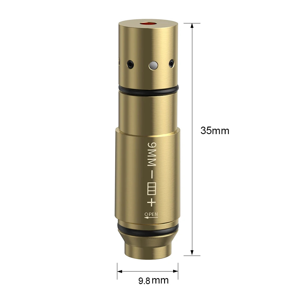 9mm/12GA/38SPL/223Rem/45ACP/357SIG/380ACP/Cal. 6.5mm/Cal44mag Dry Fire Laser Trainer - Hunting Accessories, Training Shooting