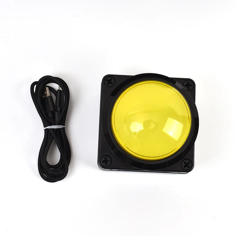 100MM USB Custom Button Remote Control Buzzer Switch Lottery Computer Mouse Shortcut Keyboard 2m