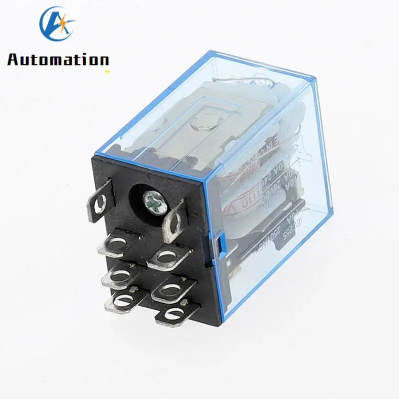 1pcs General Purpose LY2NJ HH62P  Electronic Micro Electromagnetic Relay LED Lamp 10A 8 Pins Coil DPDT DC12V 24V AC110V 220V