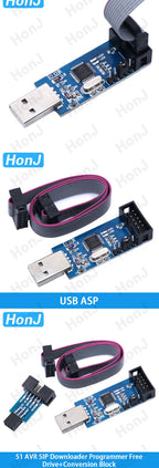 official USBASP USBISP AVR Programmer USB ISP USB ASP ATMEGA8 ATMEGA128 Support Win7 64