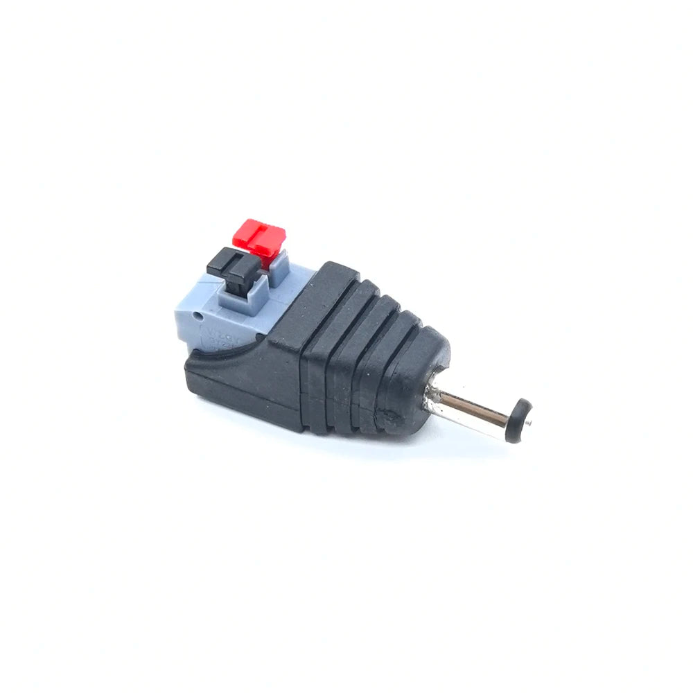Male Female Socket Barrel Adapter 12V DC Power Connector Plug Jack for CCTV Camera LED Strip Supply Terminal 2.1mm x 5.5mm
