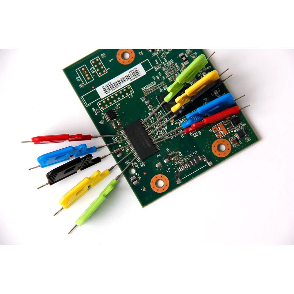 10PCS Universal IC Chip Micro IC Clamp SOP SOIC TSSOP TSOP SSOP MSOP PLCC QFP TQFP LQFP SMD IC Chip Pin Clip DIP Logic Analyzer