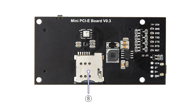 Mini PCI-E Board USB Uart Port 4G Module Transfer Board For Quectel EC25-E EC25-EC EC25-AF EC25-A EC25-AU LTE Cat4 Modem