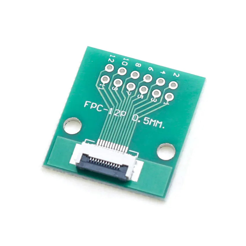4P/6P/8P/10P/12P/14P/15P/16P/18P/20P/22P/24P/26P/30P/34P/80P FPC/FFC Flexible Cable Adapter Board 0.5mm SMT To 2.54mm Connector