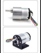 1pc JGB37-520 DC Geared Motor with Its Own Code Hall Encoder Self-Balancing Trolley with Speed Measurement
