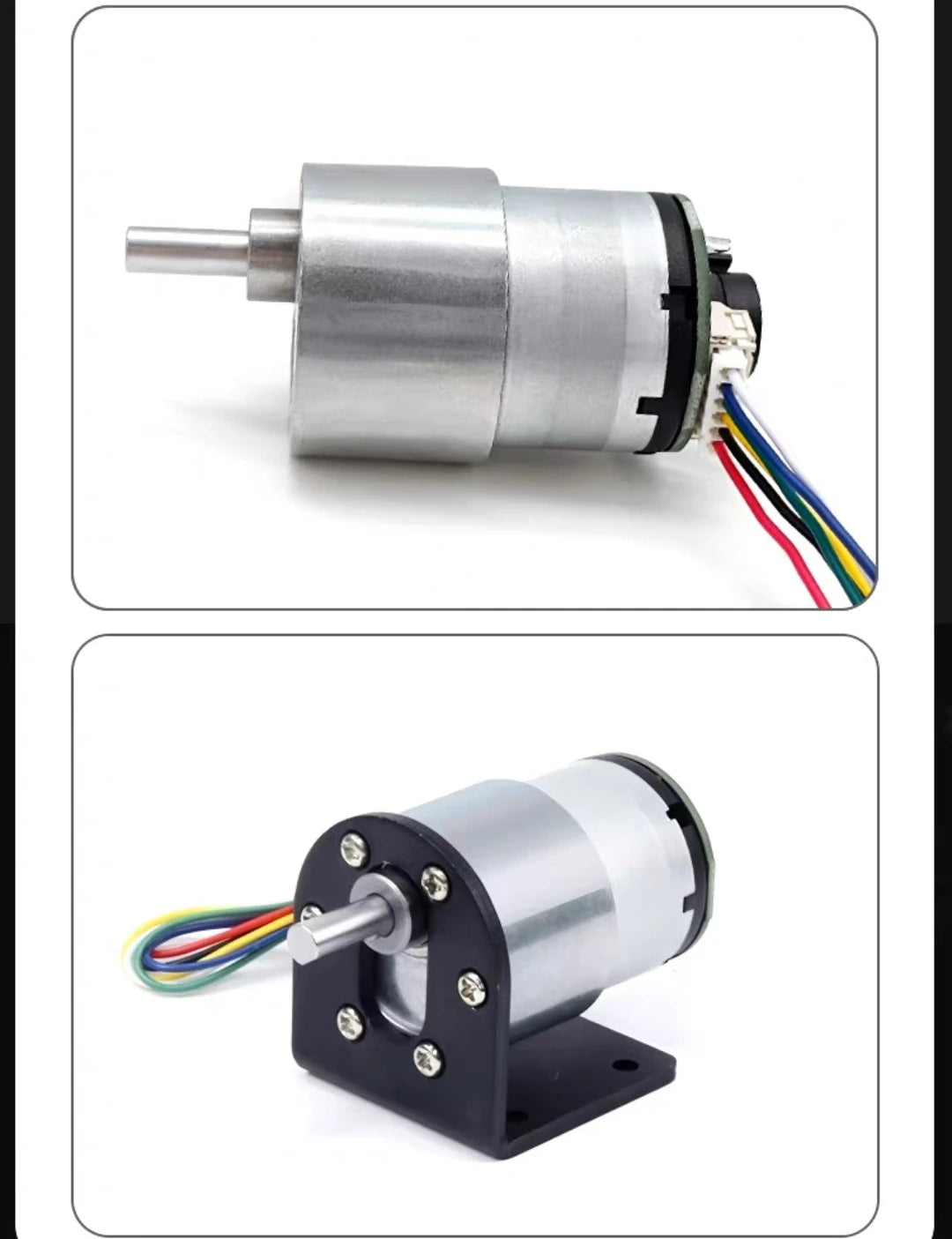 1pc JGB37-520 DC Geared Motor with Its Own Code Hall Encoder Self-Balancing Trolley with Speed Measurement