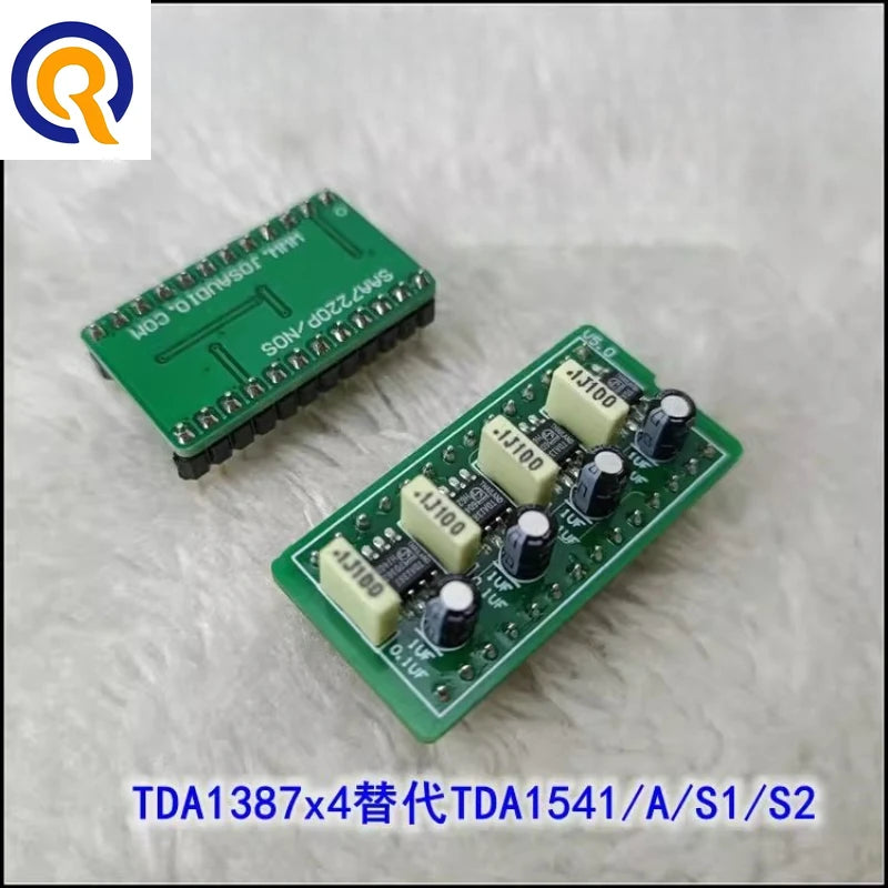 4 and TDA1387 chip directly replace TDA1541 audio decoding board SAA7220PIC digital-to-analog converter