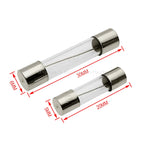 10PCS 5*20/6*30MM Fast Blow Glass Tube Fuse F0.1A 0.2A 0.5A 1A 1.5A 2A 2.5A 3.15A 4A 5A 6.3A 7A 8A 10A 12A 15A 20A 25A 30A 250V