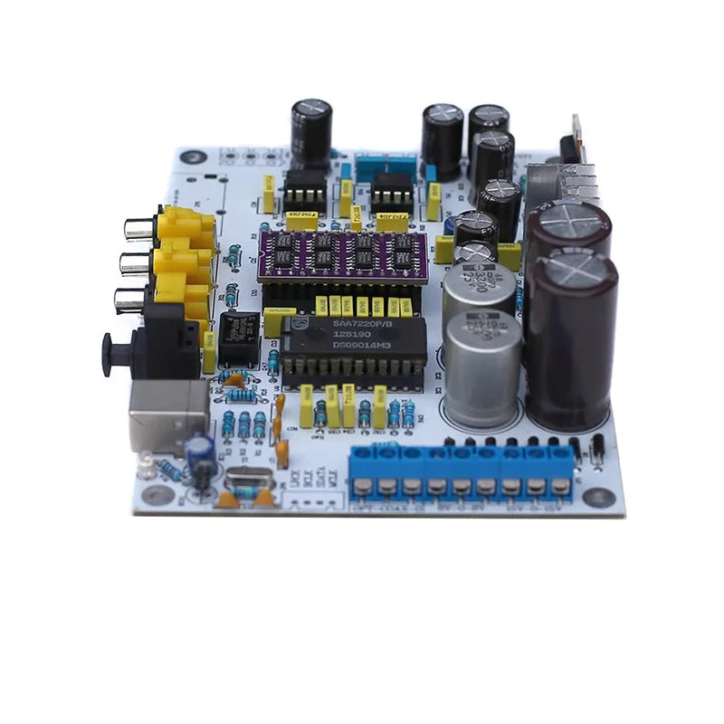 TDA1541 DAC decoding board with TDA1387 IC and QN7220P  coaxial fiber USB port
