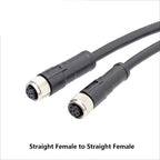 M8 3Pin 4Pin 5Pin 6Pin 8Pin Double Plug Male Female 5M PUR/PVC Cable Adapter  Waterproof Sensor Aviation Connector Power Charger