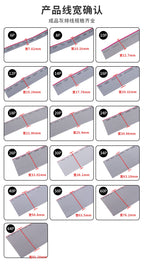 Gray 30CM Flat Ribbon Data JTAG ISP Download Cable 2.54MM Pitch FC-6/8/10/12/16/20/26/30/40/50/60/64 PIN for DC3 IDC Box Header