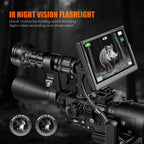 UniqueFire 1903 IR940nm IR850nm LED Infrared Flashlight 3 Modes Adjustable Zoomable Torch for Coyote Hog Predator Hunting