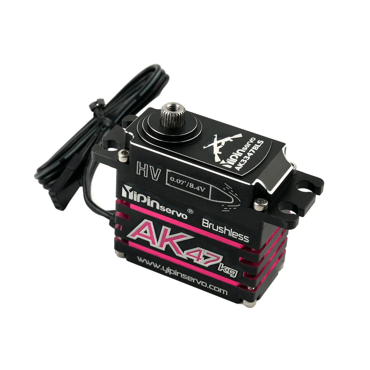 GXservo Waterproof Brushless Servo Metal Stainless Steel Gear 47kg High Torque 0.07sec Motor For Traxxas TRX4 Axial SCX10 RC Car