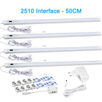 LED Light Under Cabinet Lights For Kitchen Hand Sweep Switch PIR Motion Sensor Closet Wardrobe Lamp 30/40/50cm Led Night Light