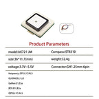 High Precision L1+L5 Dual Frequency GNSS Receiver Centimeter Level Positioning RTK Measurement UAV/Agricultural Navigation