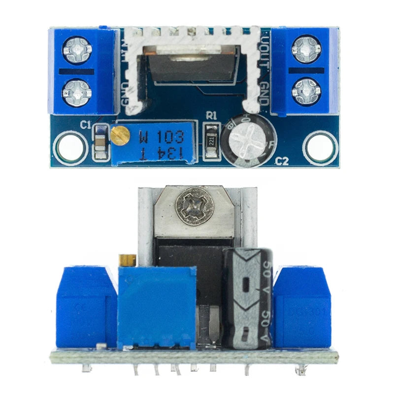 LM317 Adjustable Voltage Regulator Power Supply DC-DC Converter Buck Step Down Circuit Board Module Linear Regulator