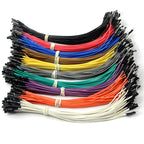 100pcs 20cm Female To Female Male To Male 1 Pin Double Head Dupont Line Dupont Connector Jumper Wire 2.54mm Pitch 1pin Cable