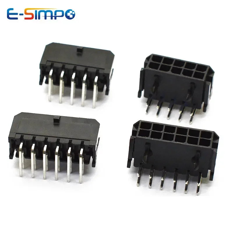 10PCS MX3.0mm Right Angle RA 90D 43045-AW Small 5557 Double Row 2x1/2/3/4/8pin PCB Control Circuit Board Wafer Connector
