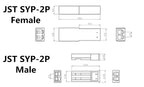 5Pair 2P 3 4Pin JST1.25mm PH 2.0mm XH 2.54mm SM2.5 JST Male Plug Female Jack Socket DIY Electrical Wire Terminal Cable Connector