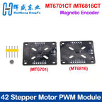 MT6701CT /MT6816CT Magnetic Encoder Magnetic Induction Angle Measurement Sensor Module 14bit High Precision Replacement AS5600