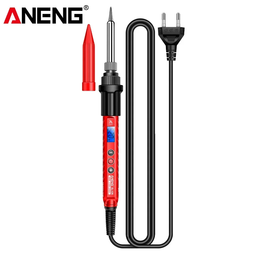 ANENG Digital Electric Soldering Irons kit Adjustable Temperature 220V 110V US/EU Plug  Welding Solder Repair soldering SL106