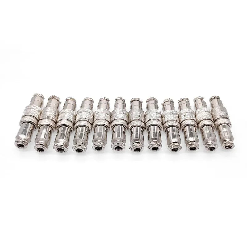 GX20 Docking Type Aviation Plug Socket 2 Pin to 15 Pin Male Female Butt Joint Circular Connector Inline Cable Wire Connector
