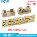 1808 125V 0451 SMD Fast Blow Fuse 0.5A 0.75A 1A 2A 3A 4A 5A 6.3A 8A 10A 12A 15A 500MA 0451 Ultra-rapid Fuse 0451010.MRL Original