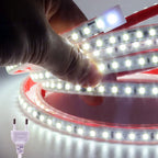 AC 220V 2835 LED Strip Light Waterproof IP67 120 LEDs Flexible Tape Lamp with IC Home Lighting White 0.5m 1m 2m 5m 10m 20m 50m