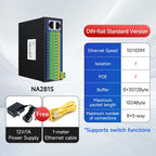 RS485 RS232 to Ethernet 8 Ways Serial Server NB183-V2 Series TCP UDP MQTT HTTP Modbus Gateway TCP- RTU POE