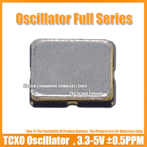 (5PCS) 25M 25MHZ 25.000MHZ 3225 TCXO 3.2X2.5MM Temperature Compensated Crystal Oscillator ±0.5PPM High-Precision CMOSECB