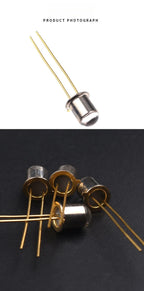 2PCS 3DU5C Phototransistor Transistor Silicon Phototransistor Transistor Metal Package 2-pin NPN