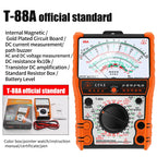 2025New Pointer Multimeter T88A T88B T88C AC/DC 2500V Volt-Ammeter Analog Multimetro Resistor Tester With Coat Electrician Tools