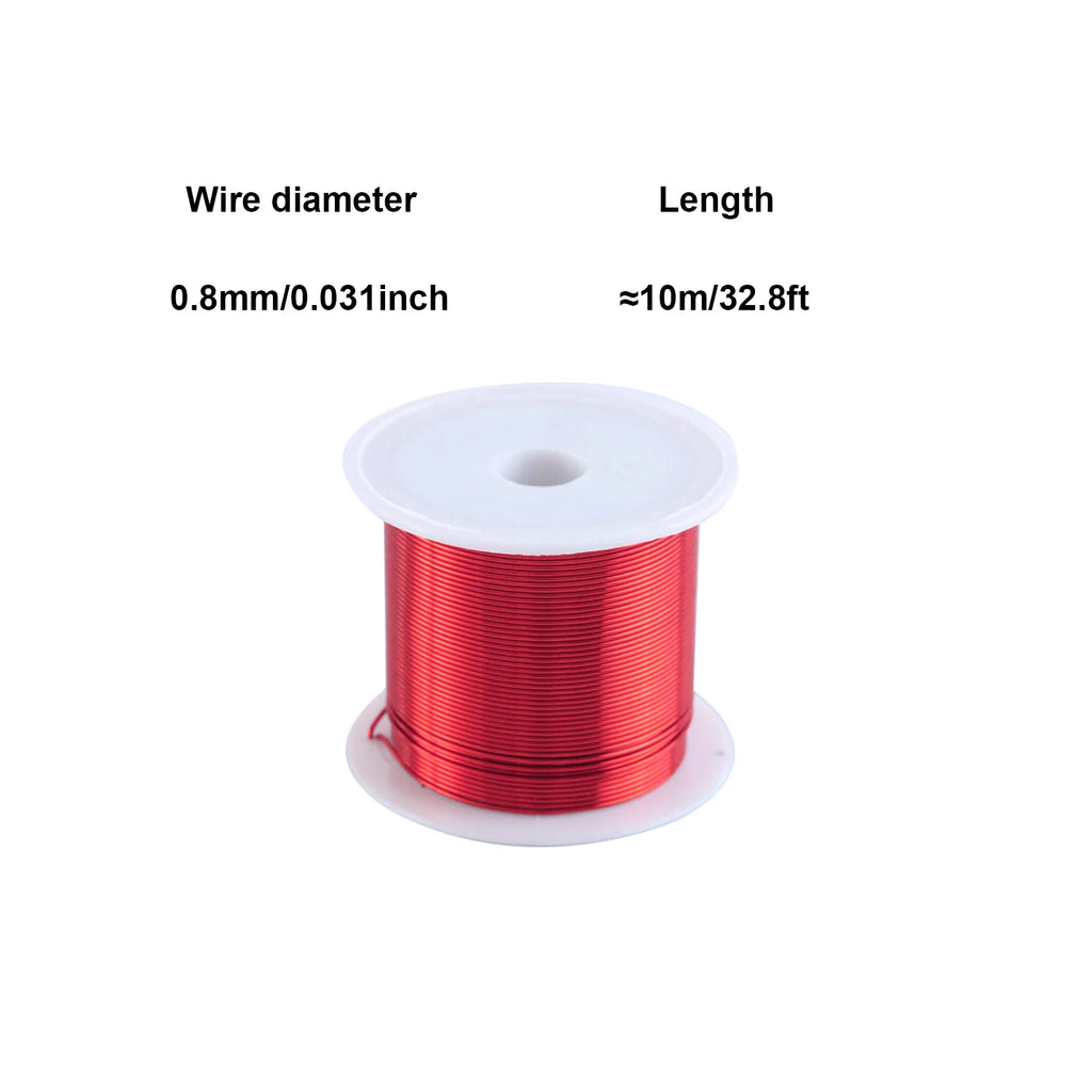 1-3Roll 50g Red Polyurethane Enameled Coppers Wire Varnished Diameter 0.1mm To 1mm For Transformer Wire Jumper 650meters-7meters
