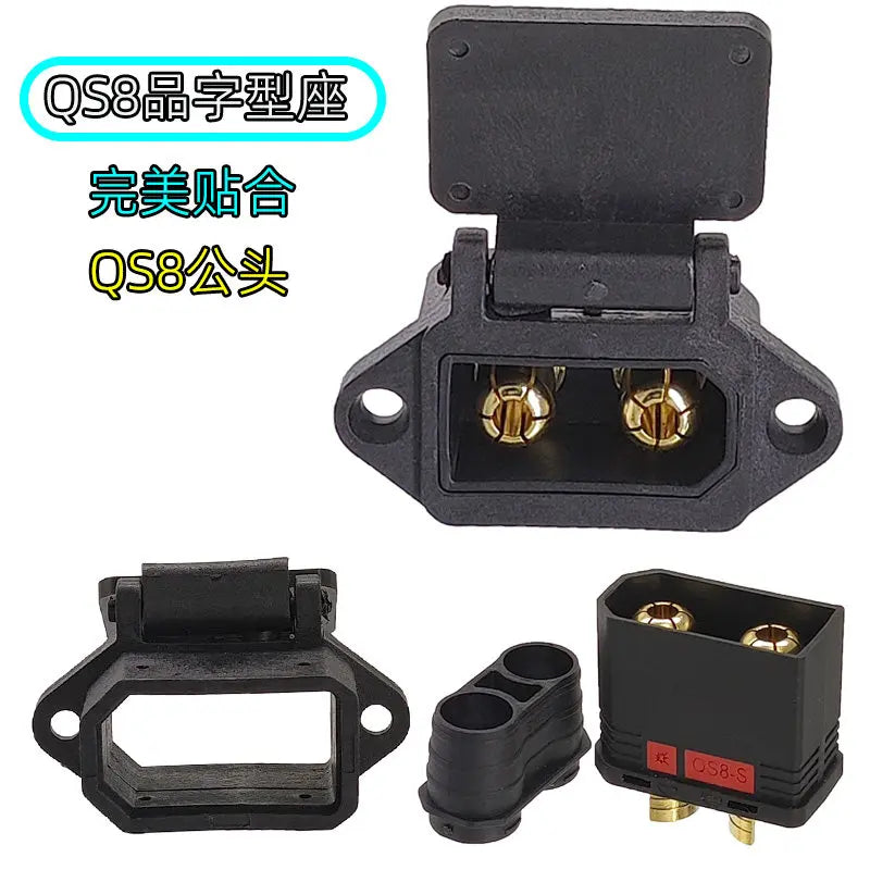 QS8-S Power Charging Plug XT90 Male Female Diamond Shell XT90S Anti-fire Electric Vehicle Lithium Battery Modification Interface