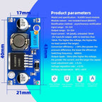 10Pcs XL6009 DC-DC Buck Converter Buck Boost Voltage Power Supply Switch Module 4A 400KHz Adjustable 3.8-30V to 1.25-35V