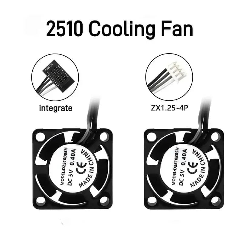 Bamboo Lab X1 P1 Hotend Cooling Fan with Cable for 3D Printer Rapid Accessories Heater Thermistor Compatible with X1C P1S P1P Mo