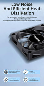 TEUCER UT-60 Slim 60mm PC Case Fan 3500RPM High Airflow CPU Cooler 6/7CM Ultra-thin Cooling Fan