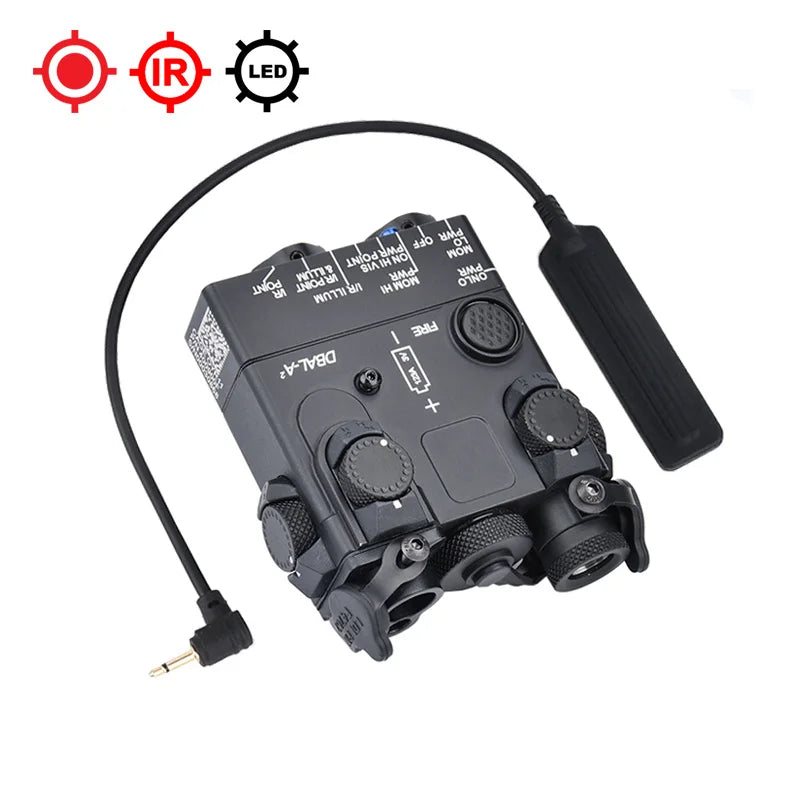 Airsoft CNC IR Laser Sight RAID CQBL PEQ PERST NGAL OGL DBAL IR Device Metal Material  Red, Green, Blue Laser IR Laser 20mm Rail