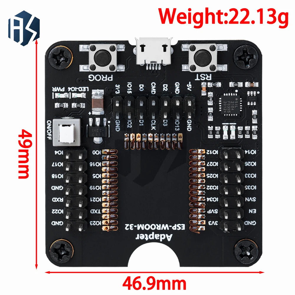 ESP8266/ESP32 Universal Firmware Flashing Fixture Tool  Programmer & Testing Board for ESP-32, ESP-12F/07S/12S Modules